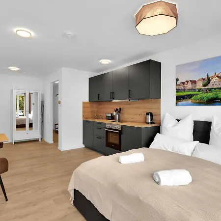 Inhome - Kueche - Parken - Tv 아파트호텔 슈바비슈할